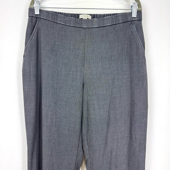 Dana Bachman Women’s Size 12 Grey Pull On Dress Pants Straight Leg Rayon Blend - Picture 2 of 10